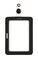 MyID Cardholder, Rubberized Black, 4" x 2.5", Clear Window, 1 count
